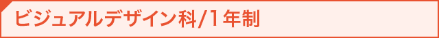 ビジュアルデザイン科/1年制